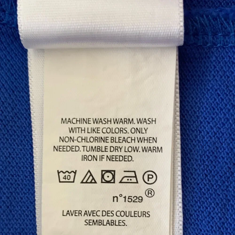 Polo by Ralph Lauren Classic Fit Men's Royal Blue Cotton Polo Shirt Size M